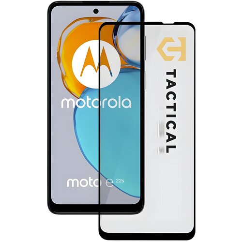 TACTICAL Glass Shield 5D steklo za Motorola Moto E22s - Črna Slike