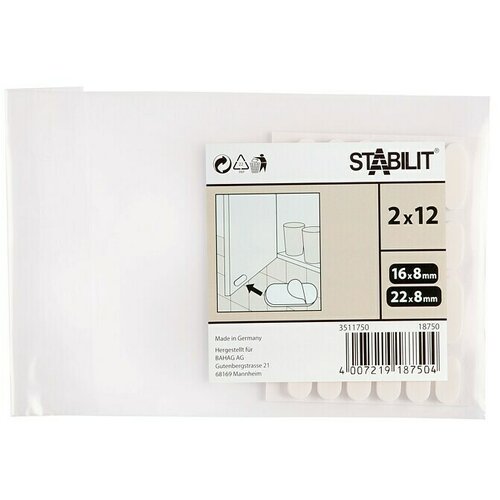 STABILIT prigušivač buke (d x š x v: 16 x 8 x 8 mm, 24 kom.) Cijene