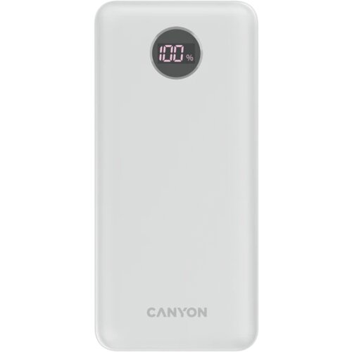Canyon PB-2002 Power bank 20000mAh Li-poly battery, Input Type-C 5V3A,9V2A,18W , Output Type-C:5V3A,9V2.2A,12V1.5A,20W, Output USBA1USBA2 (2) Cene
