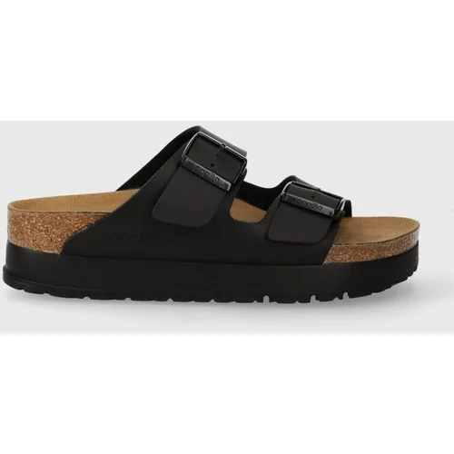 Birkenstock Natikači Arizona Flex Platform BF Black VEG Črna