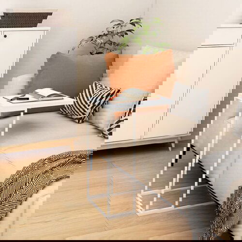 vidaXL Bočni stolić bijeli 40 x 30 x 59 cm od konstruiranog drva Cijene