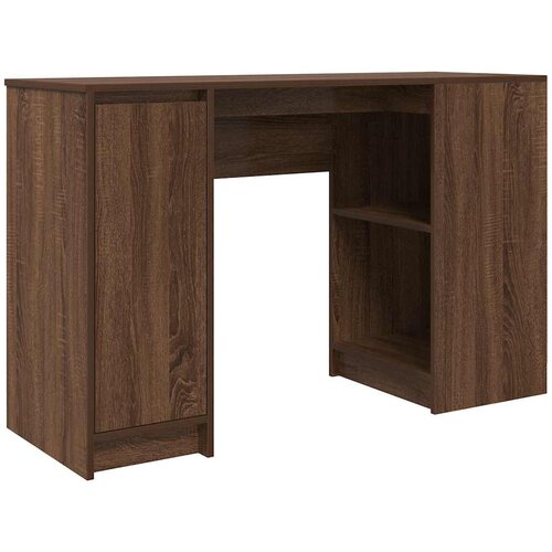 Maison Chic Pisalna miza - pisarniška miza - Računalniška miza rjav hrast 120x42x76 cm inženirski les, (21785060) Cene