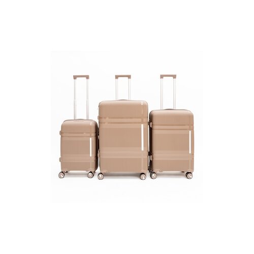  Bolzz Set kofera Voyage 3/1 soft pink BOLKOFVOSPINK Cene