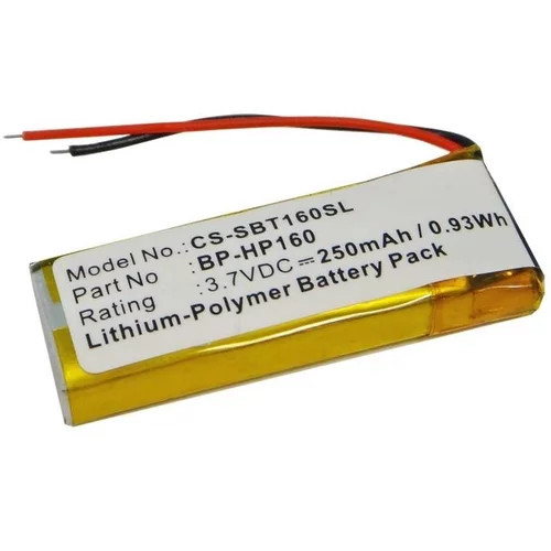 VHBW Baterija za Sony DR-BT160, 250 mAh
