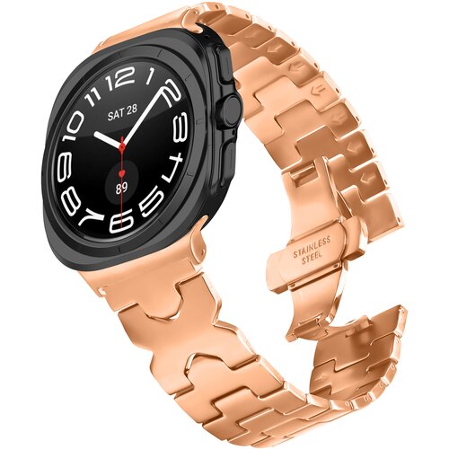 INF eleganten pas iz nerjavečega jekla za samsung Watch7 47mm ultra pinkgold, (22076715) Cene