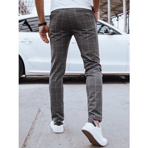 DStreet Men's casual trousers, dark grey Cene