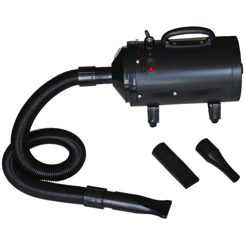 VidaXL Su&amp;scaron;ilnik fen za pse s 3 &amp;scaron;obami črn 2400 W Slike