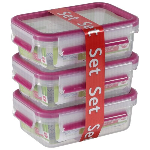Emsa Food Clip&Close 515582 transp./pink 0,55l 3 piece Set Cijene