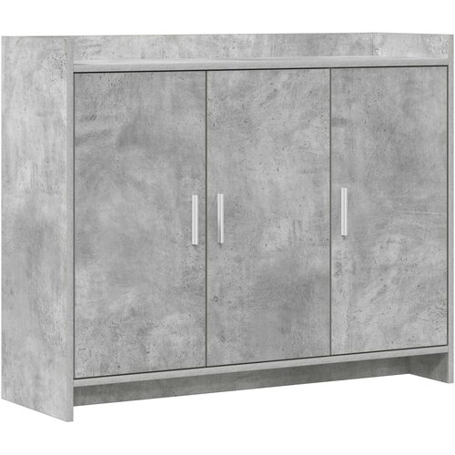 vidaXL Kreveta Betonska siva 98 5 x 33 x 80 cm Konstruirano drvo - Betonska siva Cijene
