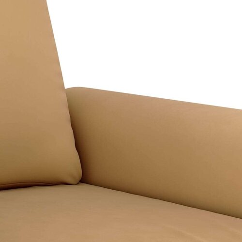 VidaXL 2-dijelni set sofa s jastucima smeđi bar&amp;scaron;unasti Slike