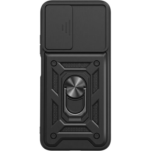 AVIZAR Etui za Redmi A7 Pro s Prstanastim Stojalom in Pokrovčkom Kamere, Črna, (5000273865) Cene