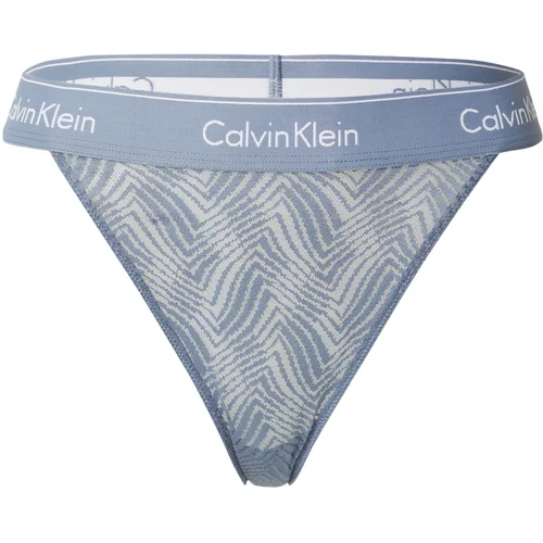 Calvin Klein Underwear Tanga gaćice golublje plava / bijela