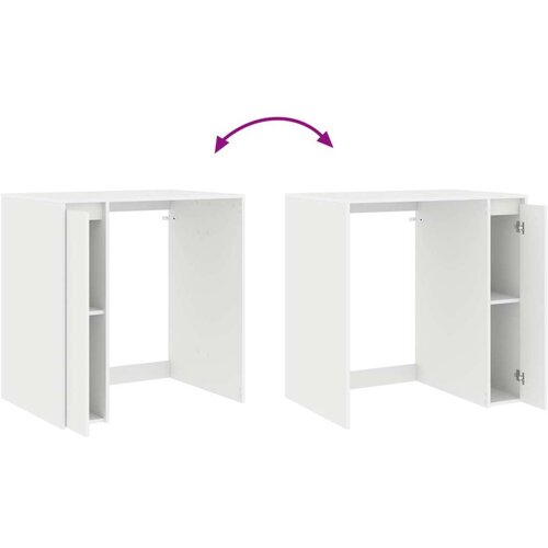 Ormar za perilicu rublja s pohranom Bijelo 87 x 60 x 89 cm Slike