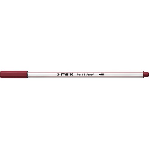 Stabilo Pen 68 brush bordo tanki flomaster Slike