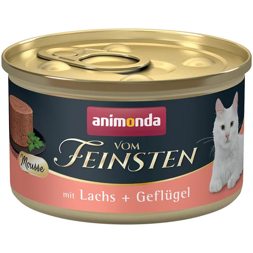 Animonda Vom Feinsten Adult 12 x 85 g - Losos + perad