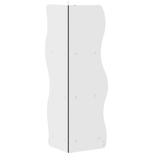  Kutna polica s policom Crna 34 x 33 x 102 cm Konstruirano drvo Slike