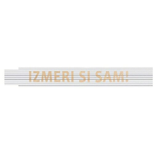 HEKA Zložljivi meter (Dolžina: 2 m, Bela, Natis: IZMERI SI SAM!) Cene