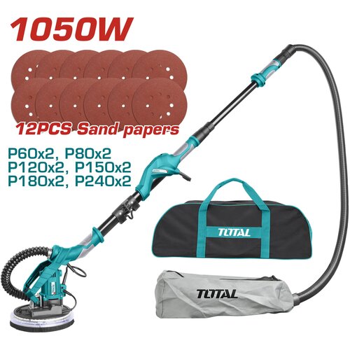 Total brusilica za zidove 1050w 225mm + brusni papir 12kom Slike