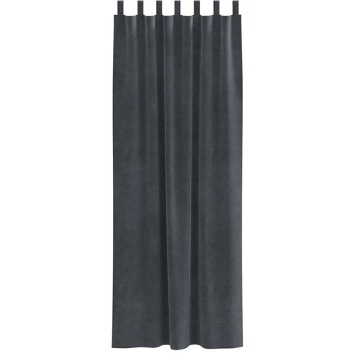  Zastore za blackout s petljama 2 kom Svjetlosiva pli&amp;scaron; Slike