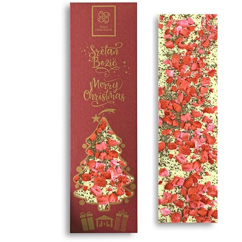 Vrsna Chocolates Čokolada s jagodom i mentom, 100g Cijene