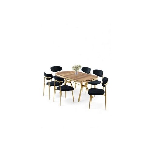 Hanah home trpezarijski set, 7 dijelova, Teget Cijene