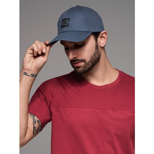 Ombre Men's logo baseball cap - navy blue Cene