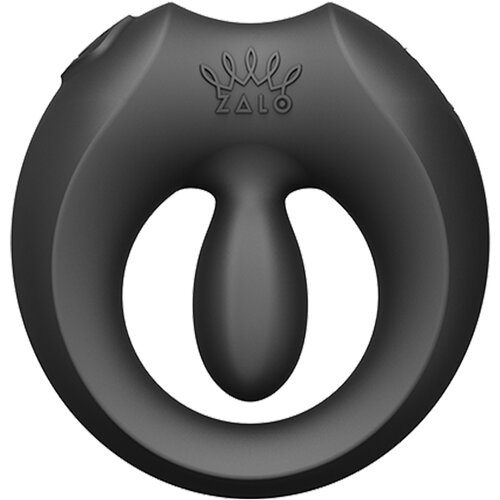 Zalo Apis Vibrating Couple&amp;#039;s Ring with App Obsidian Black Slike