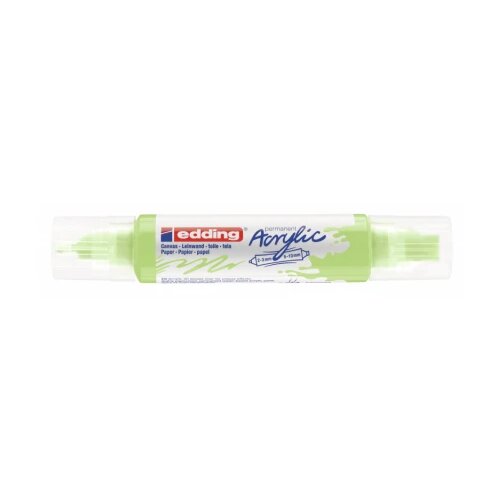 Akrilni marker E-5400 double-liner sa dva vrha Edding pastelno zelena Slike