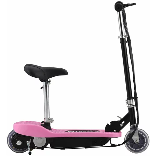  Električni skuter sa sjedalom 120 W ružičasti
