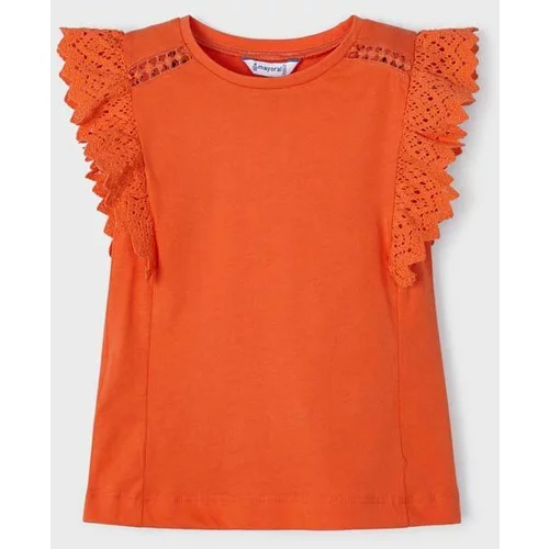 Mayoral Dječja majica kratkih rukava boja: narančasta
