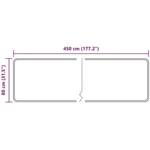  za tepih MARSA Crna 80 x 450 cm Poliester i PVC Slike