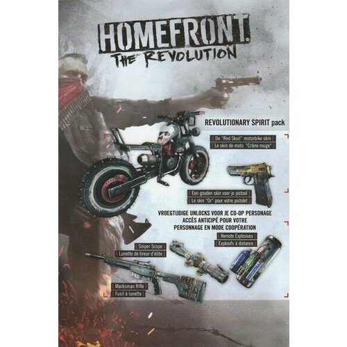  Homefront: The Revolution - Revolutionary Spirit Pack (DLC) Steam Key GLOBAL Cene