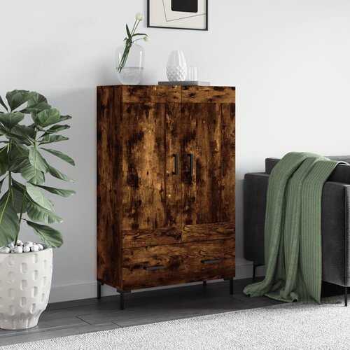 vidaXL Visoka komoda boja hrasta 69 5 x 31 x 115 cm konstruirano drvo Cijene