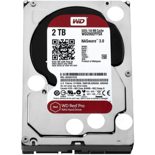 HDD WD 2TB WD2002FFSX 64MB 7200rpm Red Pro Cene