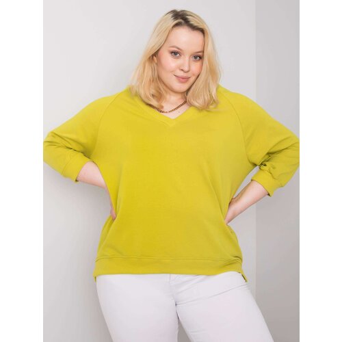 BASIC Feel Good Sweatshirt-RV-BL-6295.03X-lime green Slike