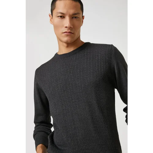 Koton Sweater - Gray - Slim