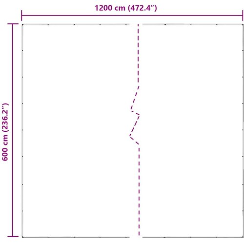  Prozirna cerada s u&amp;scaron;icama 6x12 m PVC Slike