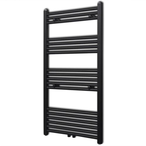  Crni kupaonski radijator za centralno grijanje ravni 600 x 1160 mm Cijene