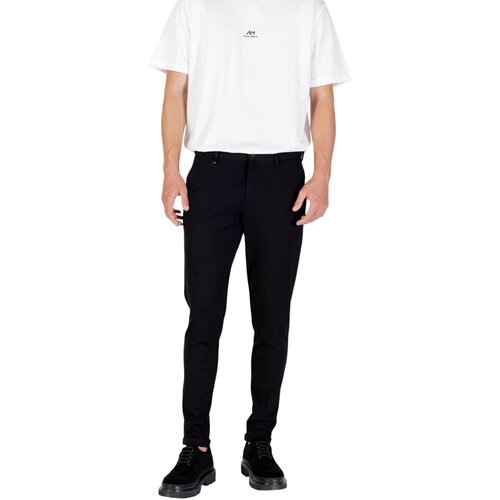 Antony Morato Elegantne hlače ASHE SUPER SKINNY FIT IN TWILL MMTS00062-FA151183 Črna Slike