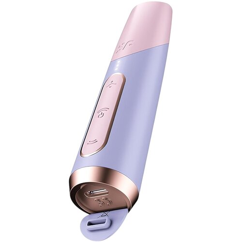 SATISFYER AIR PULSE SATISFYER - BOLD KISS WAVE CLITORIS STIMULATOR PINK / VIOLET Cene