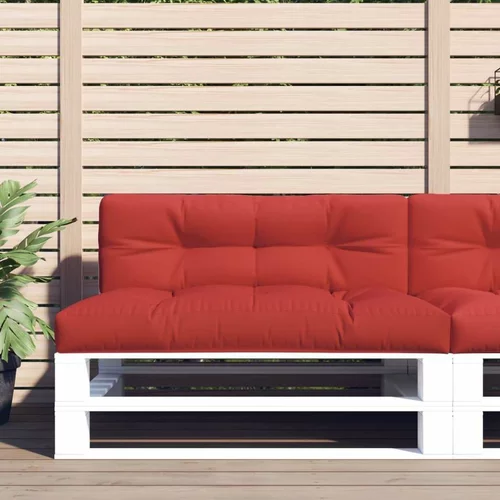 Jastuk Blazina za kavč iz palet rdeča 120x40x12 cm, (20778364)
