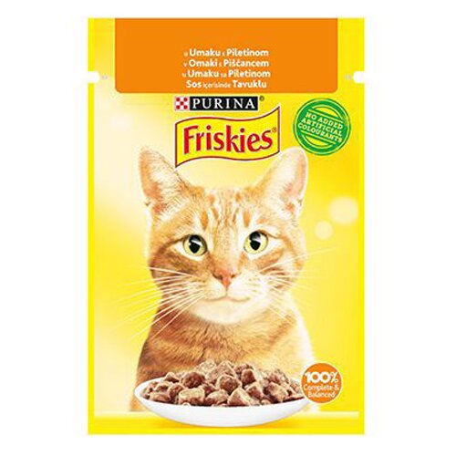 Friskies cat sos piletina 85g hrana za mačke Slike