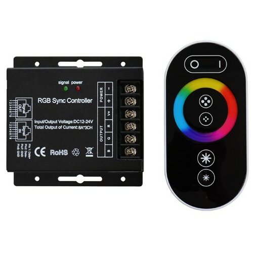 Mitea Lighting FS-RF4BS kontroler touch rgb sa daljinskim 384W 12V~24V (na dodir) Slike