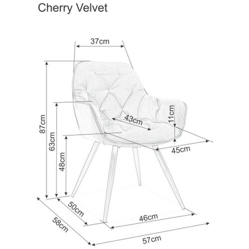 Molarem Home Stolica Cherry-crvena Slike