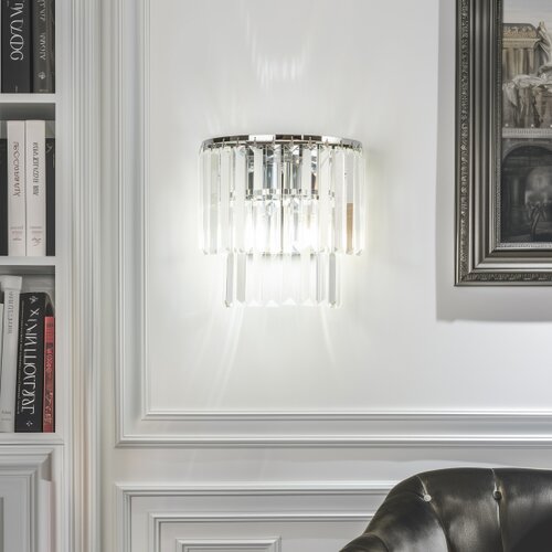  Brilagi - LED kristalno zidno svetlo MOZART 2xE14/40W/230V sjajni hrom Slike