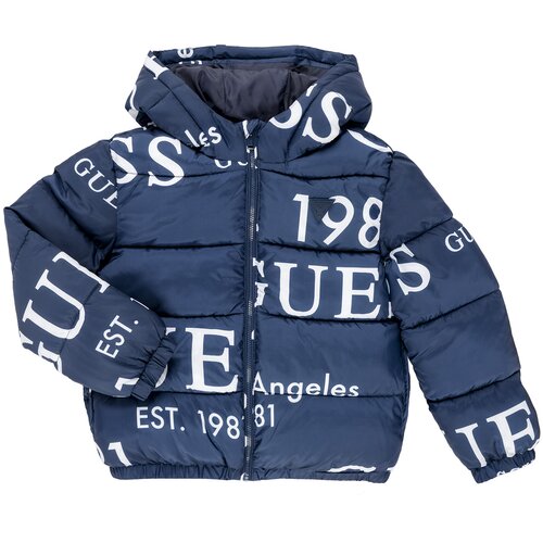 Guess Puhovke OVERSIZE HOODED LS PUFFER Slike