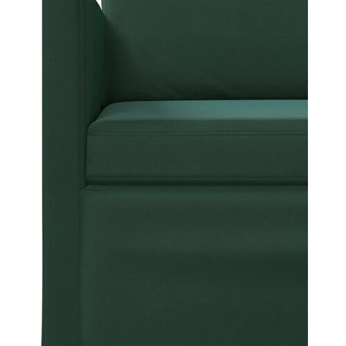  Set sofe 2 pcs Tamnozelena Bar&amp;scaron;un - Tamnozelena 1-sjedalni + 3-sjedalni (180 cm) Slike