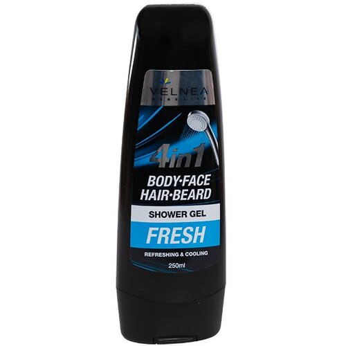 Velnea men gel za tuširanje fresh 4 u 1 250ml Cene