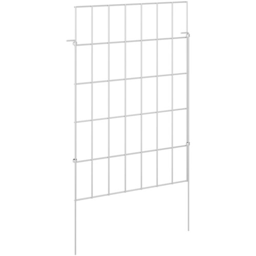 vidaXL Ograja za vrt z žeblji 48 pcs 35 x 50 cm Mesh Pocinkano jeklo, (5000301253) Cene
