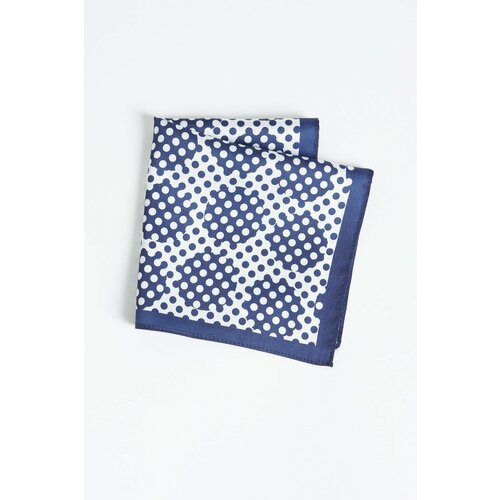 ALTINYILDIZ CLASSICS Men's Navy Blue-White Patterned Handkerchief Slike